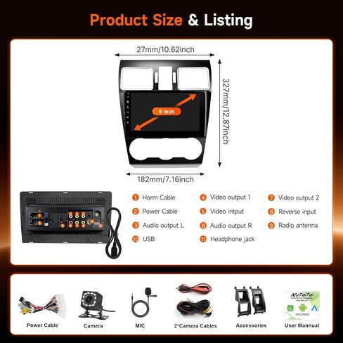 Linux Radio for Subaru Impreza 2015 2016 Forester 2016-2018 WRX 2016-2021 in Saudi Arabia