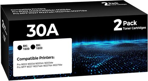 30A 230A Toner Cartridge Black 2 Pack Compatible for HP 30A CF230A 30X 230X in Saudi Arabia