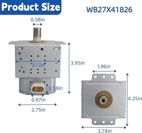 WB27X41826 Microwave Magnetron for GE Replacement Part WB27X11102 AP4502427 in Saudi Arabia