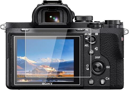 kinokoo Tempered Glass Film for SONY A7RM4/A7M2/A7M3/A7RM2/A7RM3/A7SM2/A9II Crystal Clear Film Sony α7 II/α7 III Screen Protector Bubble-free/Anti-scratch(2 pack) in Saudi Arabia