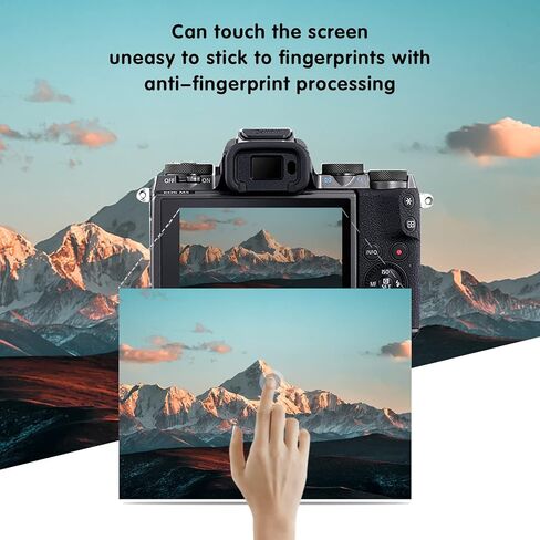 kinokoo Tempered Glass Film for SONY A7RM4/A7M2/A7M3/A7RM2/A7RM3/A7SM2/A9II Crystal Clear Film Sony α7 II/α7 III Screen Protector Bubble-free/Anti-scratch(2 pack) in Saudi Arabia