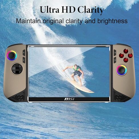 Murmure [2 Pack Screen Protector for MSI Claw 8 AI+, 9H Hardness [HD Clarity] Anti-Scratch Tempered Glass Screen Film,Easy Installation,Bubble Free in Saudi Arabia