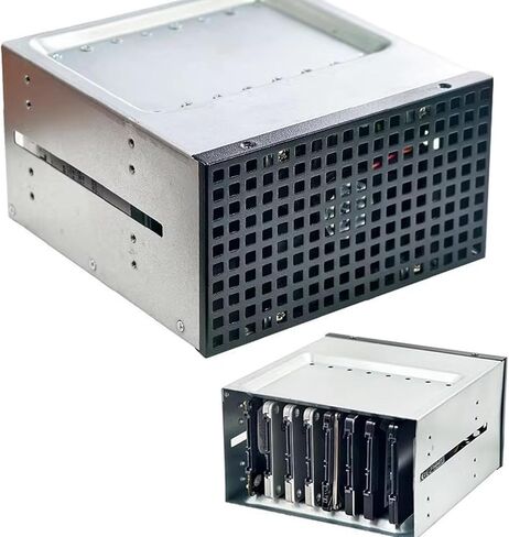 Expandable 2 to 8 Bay 2.5Inch Hard Drive Rack Hard Drive Box Computer Storage Expansion for Desktop Servers High Capacity Enclosure in Saudi Arabia