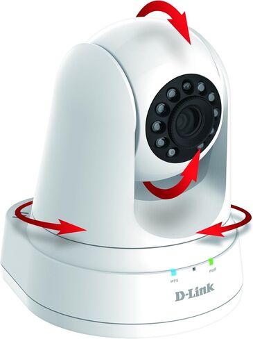 D-Link Full HD Pan & Tilt WiFi Security Camera – 720p HD Resolution – Night Vision – Remote Access (DCS-5030L) in Saudi Arabia