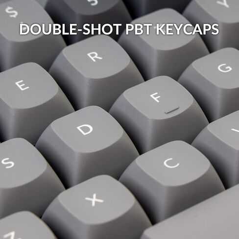 Keychron Q8 Wired Custom Mechanical Keyboard Knob Version, 65% Alice Layout QMK/VIA Programmable with Hot-swappable Gateron G Pro Brown Switch Double Gasket Compatible with Mac Windows Linux (Grey) in Saudi Arabia