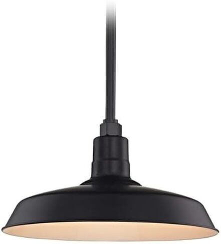Dolan Designs Black Pendant Barn Light with 16" Shade in Saudi Arabia