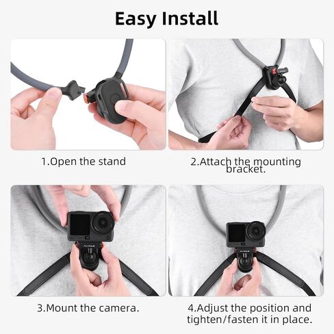 Magnetic Mini LED Fill Light, Photography Fill Video Lighting with Quick-Release Cold Shoe Adapter for Magnetic Quick Release Neck Mount, 360° Rotatable Ball Head Hands-Free POV/Vlog Video Selfie Stan in Saudi Arabia