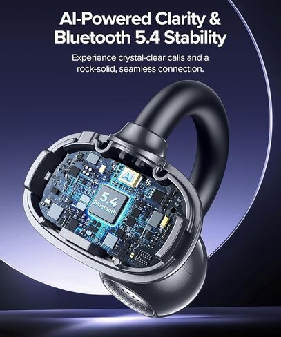 Hybrid Active Noise Cancelling Earbuds Ear Buds Wireless Earbuds with AI Translation Real Time Bluetooth Headphones 56H Playback Hi-Res Stereo Open Ear Buds & Charging Case for Sports Workout Travel in Saudi Arabia