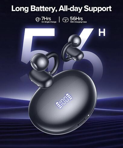 Hybrid Active Noise Cancelling Earbuds Ear Buds Wireless Earbuds with AI Translation Real Time Bluetooth Headphones 56H Playback Hi-Res Stereo Open Ear Buds & Charging Case for Sports Workout Travel in Saudi Arabia