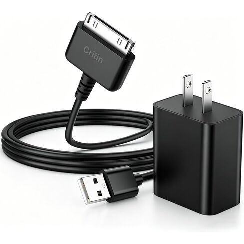 5V 2A Power Adapter Wall Charger & 4 FT Black USB Charging Cable in Kuwait