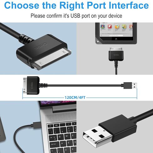 5V 2A Power Adapter Wall Charger & 4 FT Black USB Charging Cable in Kuwait