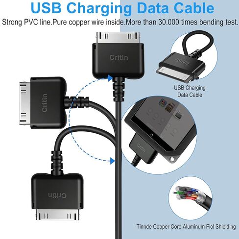 5V 2A Power Adapter Wall Charger & 4 FT Black USB Charging Cable in Kuwait