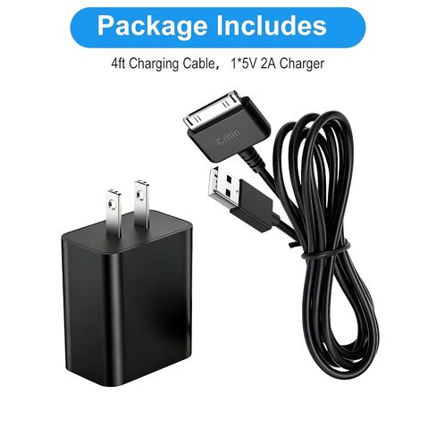 5V 2A Power Adapter Wall Charger & 4 FT Black USB Charging Cable in Kuwait