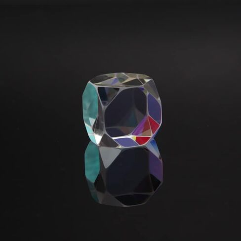 20mm Optical Glass Dispersion RGB Prism Colorful Prism Creative Cabin House Shape Prism for Science Teaching, Physical Lessons, Window Decoration, Photography in Saudi Arabia