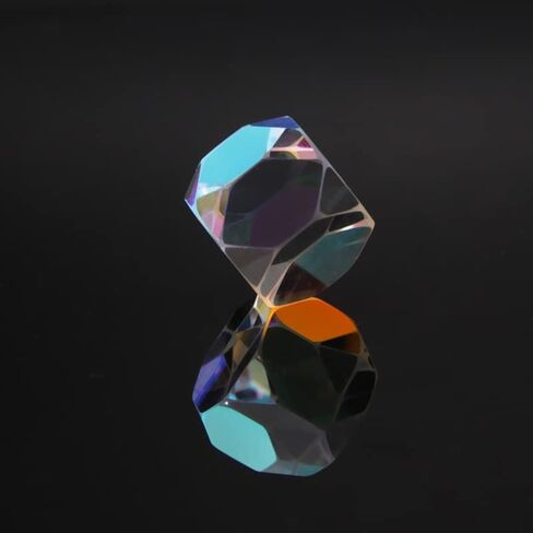 20mm Optical Glass Dispersion RGB Prism Colorful Prism Creative Cabin House Shape Prism for Science Teaching, Physical Lessons, Window Decoration, Photography in Saudi Arabia