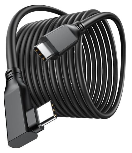 USB C to USB C Cable 20FT - 90 Degree Right Angle , 60W Fast Charging in Saudi Arabia