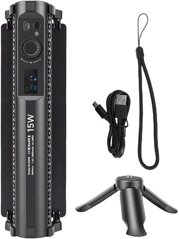 Mingzhe Magnetic RGB Video Light Wand with Tripod for Photographers 15W in Saudi Arabia