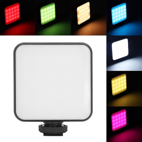 Schimer Rechargeable RGB LED Video Light with Dynamic Light Effects Dimmable RGB Photography Light for Product Recordings and Video Calls in Saudi Arabia
