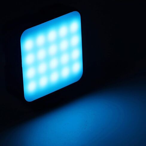 Schimer Rechargeable RGB LED Video Light with Dynamic Light Effects Dimmable RGB Photography Light for Product Recordings and Video Calls in Saudi Arabia