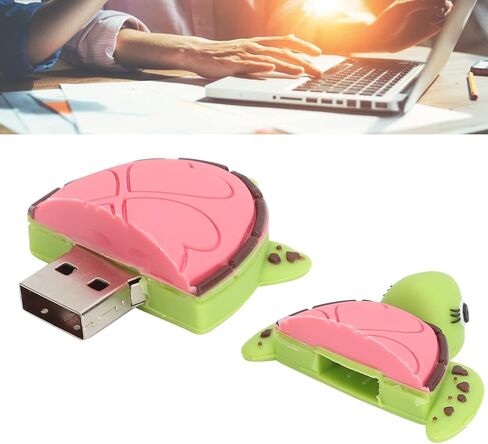 Schimer 16GB(128GB) Cartoon Animal Shape USB Flash Drive Funny Data Storage Flash Drive for Teens and Kids in Kuwait
