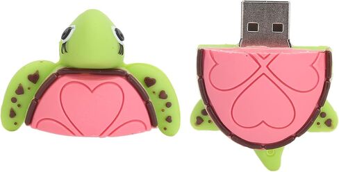 Schimer 16GB(128GB) Cartoon Animal Shape USB Flash Drive Funny Data Storage Flash Drive for Teens and Kids in Kuwait