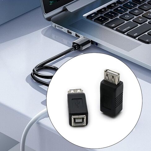 2Pack USB2.0 a Female to Type B Female Adapter for Computer Hard in Saudi Arabia