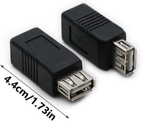 2Pack USB2.0 a Female to Type B Female Adapter for Computer Hard in Saudi Arabia