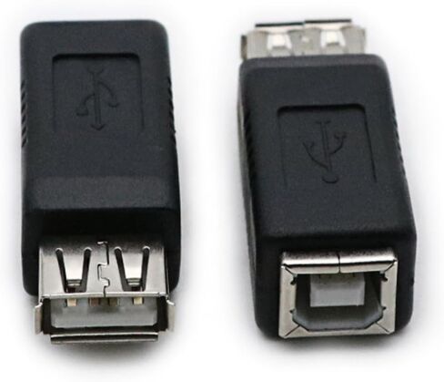 2Pack USB2.0 a Female to Type B Female Adapter for Computer Hard in Saudi Arabia