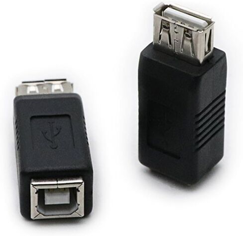 2Pack USB2.0 a Female to Type B Female Adapter for Computer Hard in Saudi Arabia