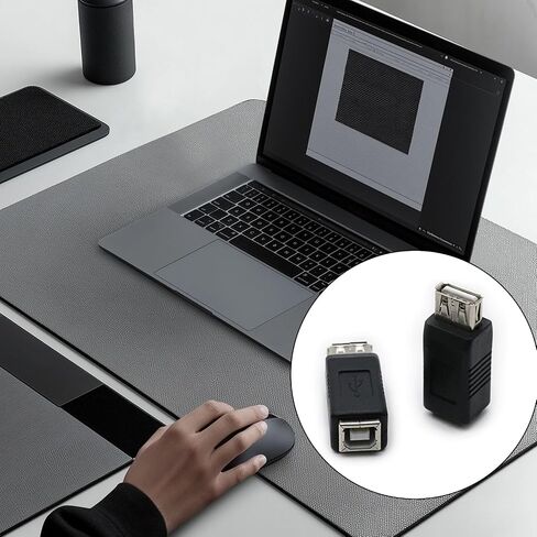 2Pack USB2.0 a Female to Type B Female Adapter for Computer Hard in Saudi Arabia