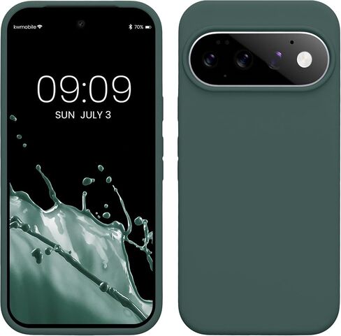 kwmobile Case Compatible with Google Pixel 6a Case - TPU Silicone Phone Cover with Soft Finish - Mango in Kuwait