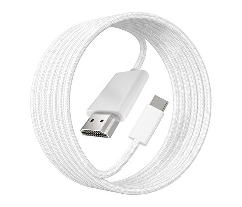 AIRSKY USB C to HDTV Cable 6.6FT, Type-C to HDTV 2.0 Braided Cord in Kuwait
