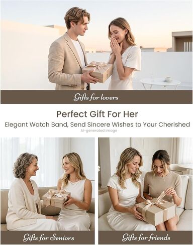 Stainless Steel Compatible with Apple Watch Band for Women in Saudi Arabia