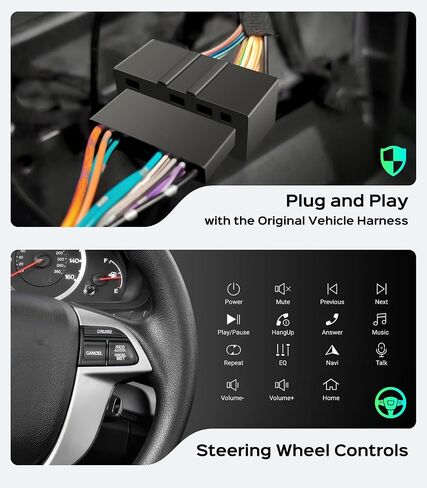 10.2“ Car Radio Stereo for Honda Accord 8th 2008-2012 CarPlay Android Auto in Saudi Arabia