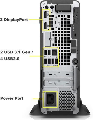 HP EliteDesk 705 G4 SFF Desktop PC Computer, AMD Ryzen 5 PRO 2400G Up to 3.9GHz, 16GB DDR4 RAM, 512GB SSD, DisplayPort, Type-C, WiFi, BT, Windows 11 (Renewed) in Saudi Arabia