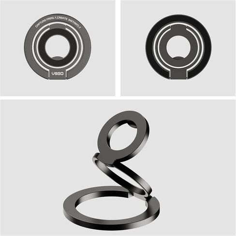 VSGO Foldable Magnetic Phone Ring Stand, Compatible with MagSafe in Saudi Arabia