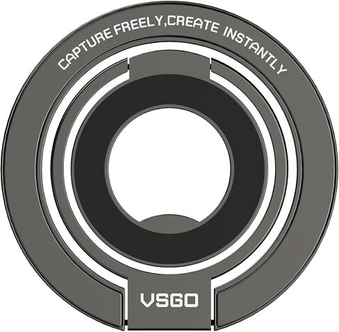 VSGO Foldable Magnetic Phone Ring Stand, Compatible with MagSafe in Saudi Arabia