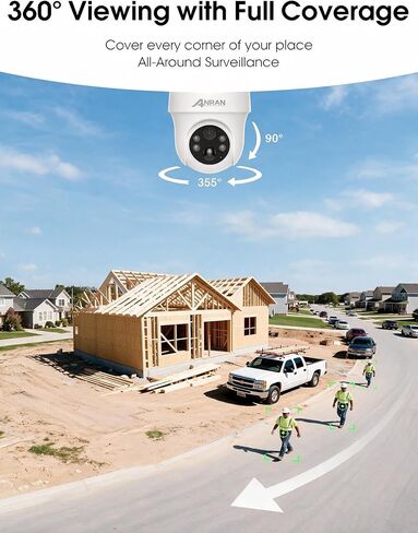 ANRAN 4G LTE Cellular Solar Security Camera Wireless Outdoor No WiFi Needed in Saudi Arabia