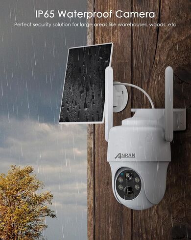 ANRAN 4G LTE Cellular Solar Security Camera Wireless Outdoor No WiFi Needed in Saudi Arabia