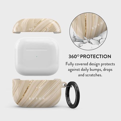 BURGA Case Compatible with Airpods 3 and Phone Case Compatible with iPhone 15 Pro - Scratch-Resistant Shockproof Cover - Bundle in Saudi Arabia