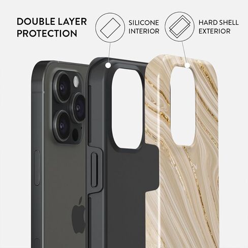 BURGA Case Compatible with Airpods 3 and Phone Case Compatible with iPhone 15 Pro - Scratch-Resistant Shockproof Cover - Bundle in Saudi Arabia