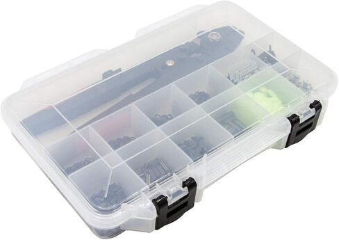 Rite Angler Rigging Kit 651pcs Swivels, Sleeves, Nylon & Stainless Steel Thimbles, Crimp Tool for Big Game Fishing Freshwater & Saltwater Rigging in Saudi Arabia