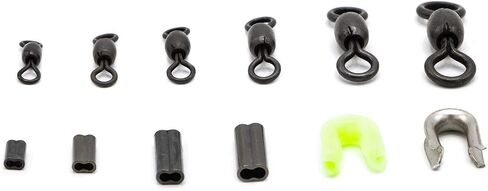 Rite Angler Rigging Kit 651pcs Swivels, Sleeves, Nylon & Stainless Steel Thimbles, Crimp Tool for Big Game Fishing Freshwater & Saltwater Rigging in Saudi Arabia