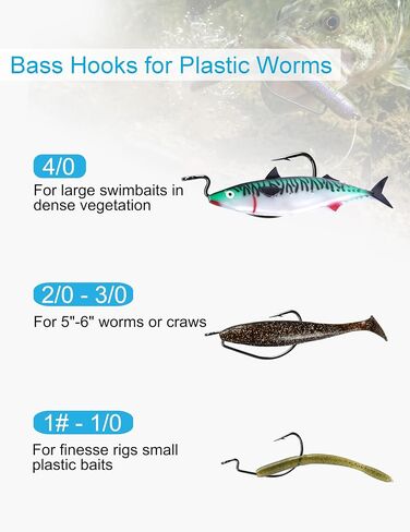 135pcs Bass Fishing Hooks EWG Hooks with Beads and Barrel Swivels in Saudi Arabia