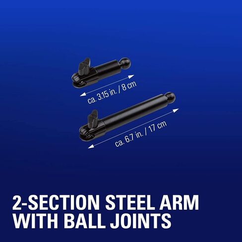 ذراع Elgato Flex Arm S، ذراع مفصلي ممتاز مكون من قسمين لسهولة تركيب وضبط الأضواء والكاميرات والميكروفونات، للبث وعقد مؤتمرات الفيديو والاستوديوهات، يتطلب أساسيات تركيب متعددة in Saudi Arabia