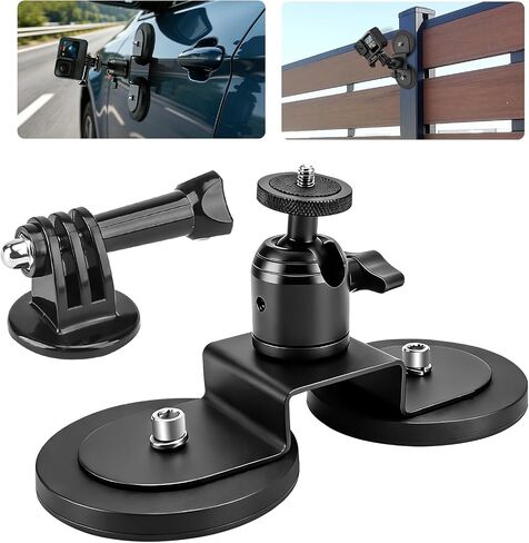 Magnetic Camera Mount Magnetic Action Camera Mount Built-12 Magnets in Saudi Arabia