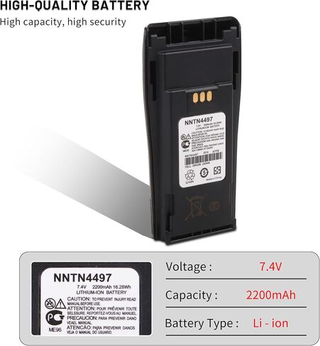 5-Pack NNTN4497 NNTN4497A NTN4497AR NNTN4497CR NNTN4497DR PMNN4253 Battery in Saudi Arabia