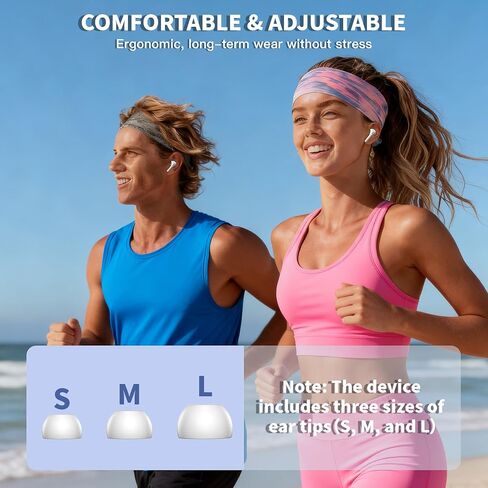 Wireless Earbuds, Blue-tooth Headphones with Smart Touch Screen LED Display, ANC Noise Canceling Earbuds with 48Hrs Playtime,Waterproof Sports Blue-tooth Headphones for iPhone 17/16/15/14/iPad/Android in Saudi Arabia