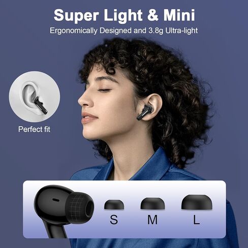 Samsung Wireless Earbuds Bluetooth 5.3 Headphones for Samsung Galaxy A17 A16 A37 S26 Ultra S25 S24 S23 S22 S21 S20 Plus,60H Playtime Sports Type C Earphones with Noise Cancelling Mic for Android Phone in Saudi Arabia