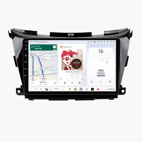 DUDUAUTO DUDU3 Car Radio for Nissan Murano Z52 2014-2020 Stereo Update 8-Core 4+64GB 10" Carplay & Android Auto Head Unit w/Custom Wallpaper Layout Touch Screen for Navigation,Music in Kuwait